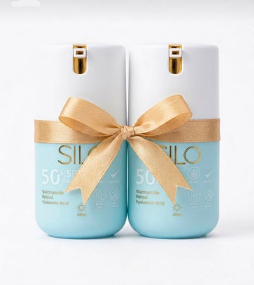 Silo Sunscreen Broad-Spectrum SPF50+ Lightweight Fluid 50 ML X2